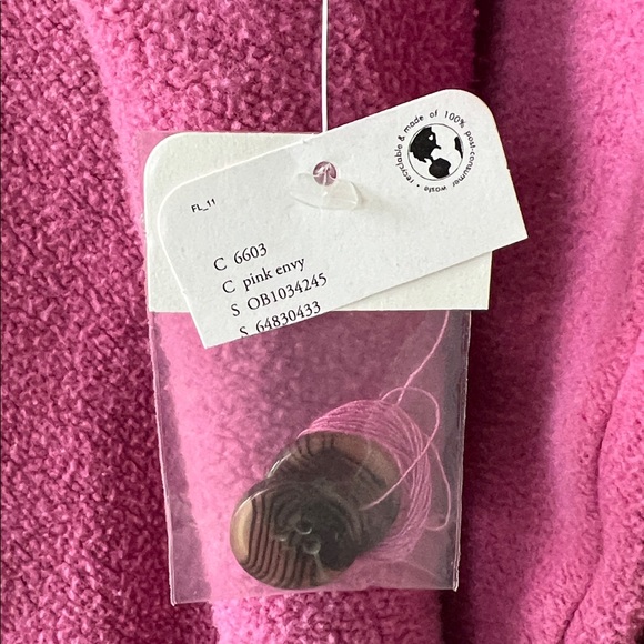 NWT Free People Women's Ruby Jacket Shacket in Pink Envy Size Large - Picture 9 of 9